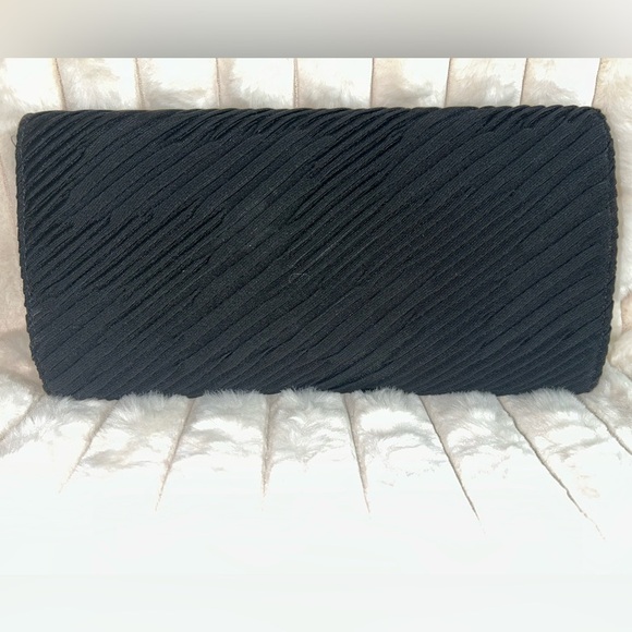 Vintage 1940's Black Clutch Bag - Picture 6 of 7